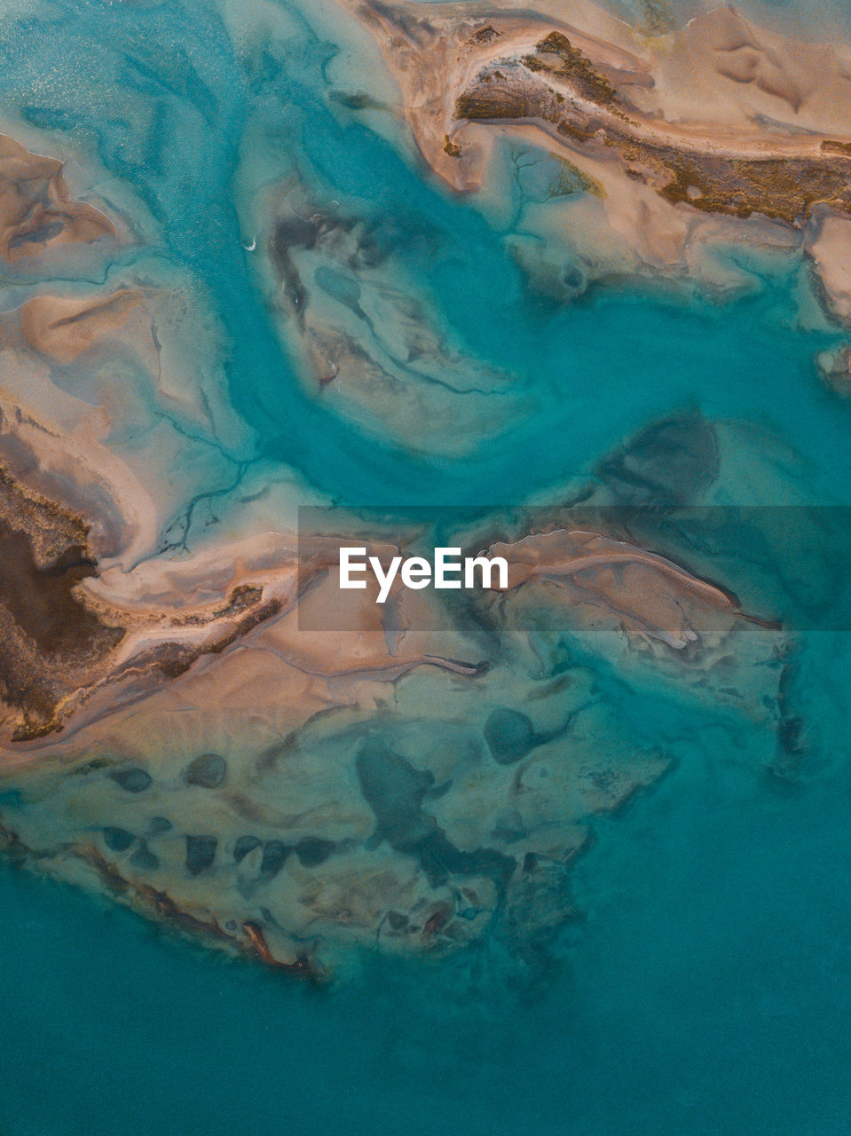 Coastal landscape in patagonia.
