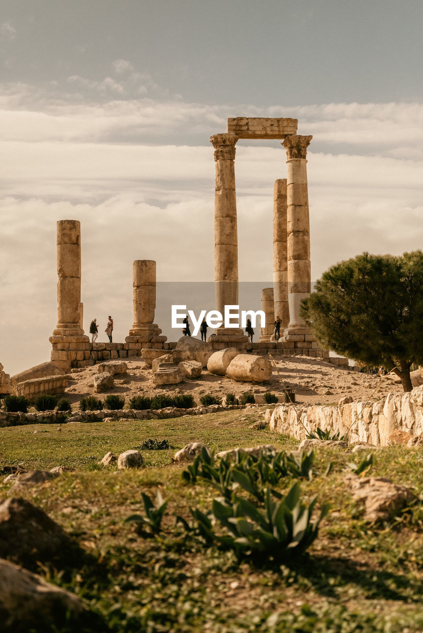 Old ruins against sky