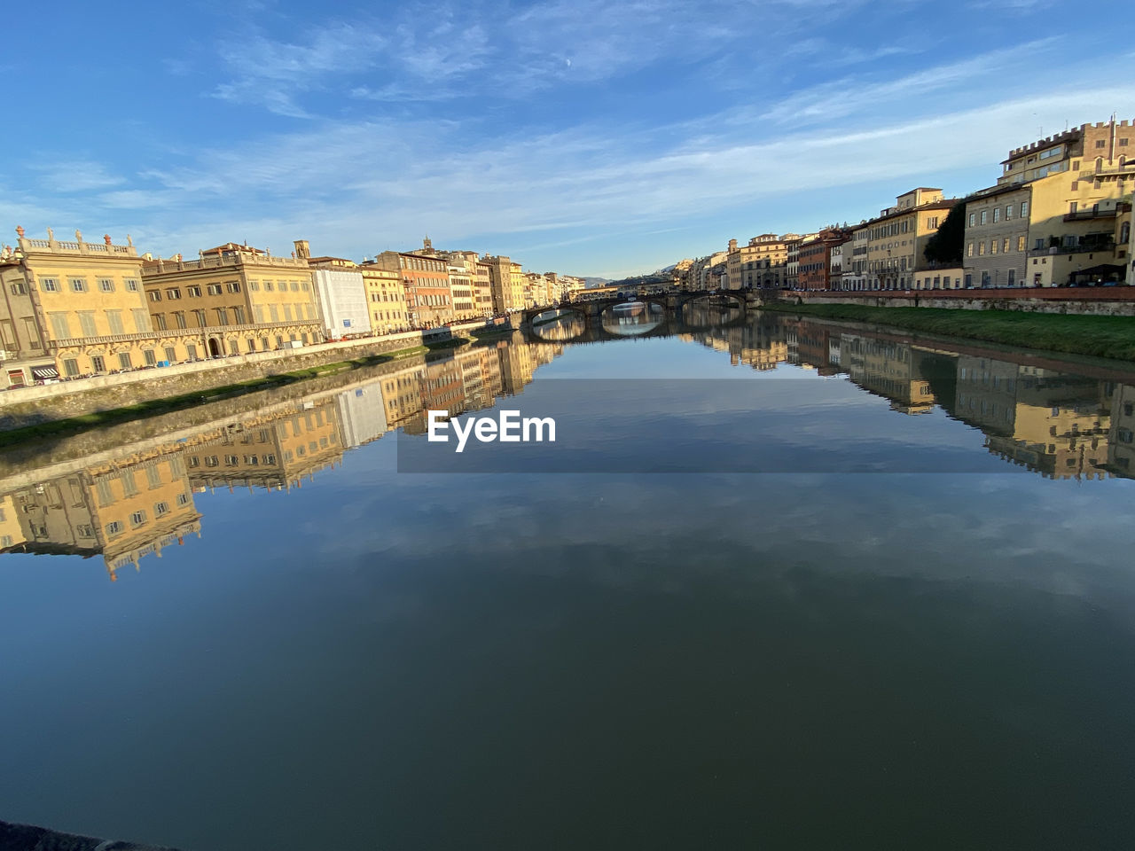 reflection, architecture, water, built structure, building exterior, sky, river, city, travel destinations, nature, building, history, no people, the past, blue, waterway, travel, waterfront, body of water, cityscape, tourism, cloud, outdoors, day, dusk, morning, bridge, residential district