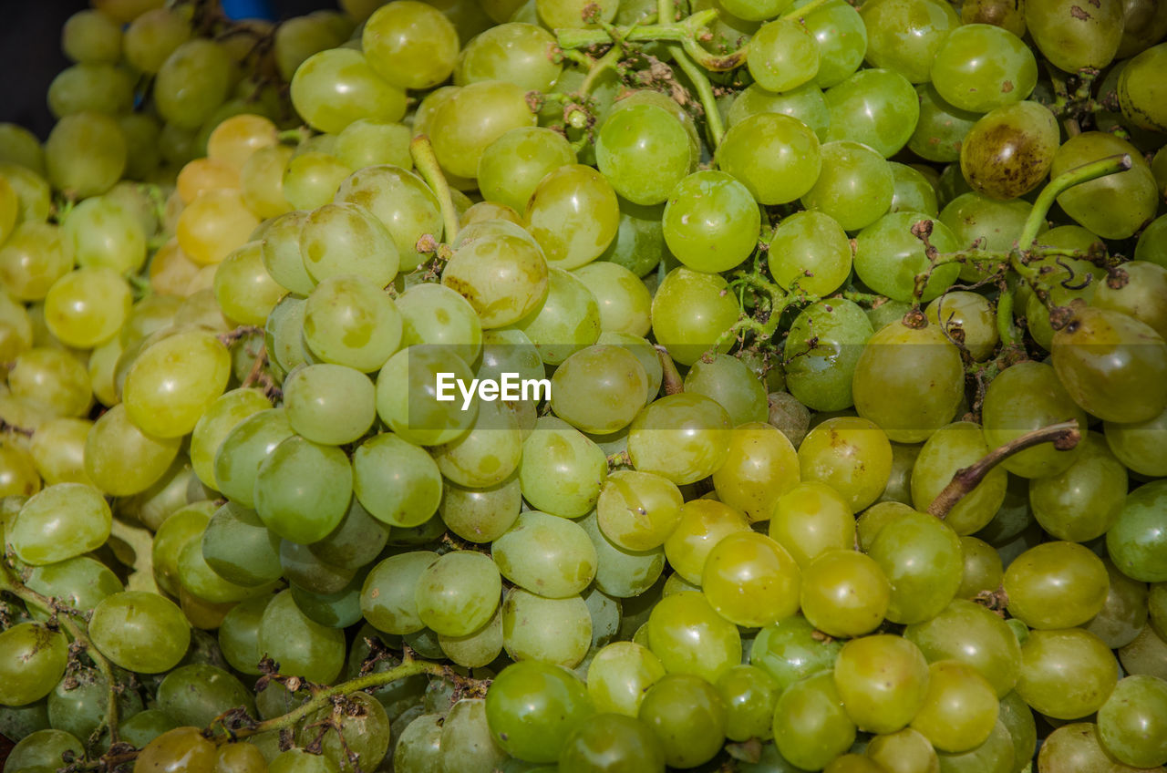 Full frame shot of grapes for sale