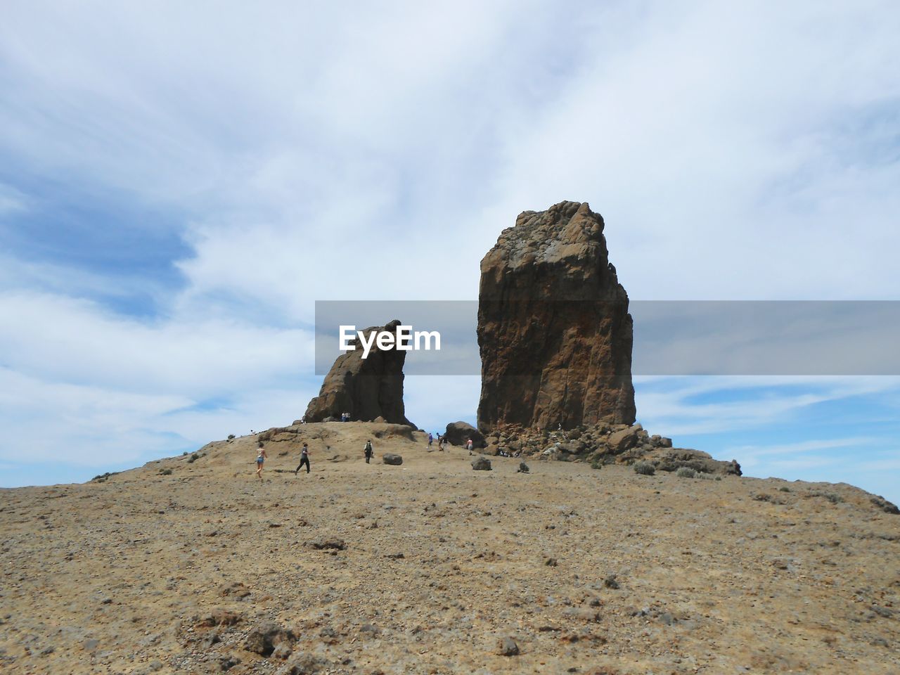 ROCK FORMATIONS AGAINST SKY