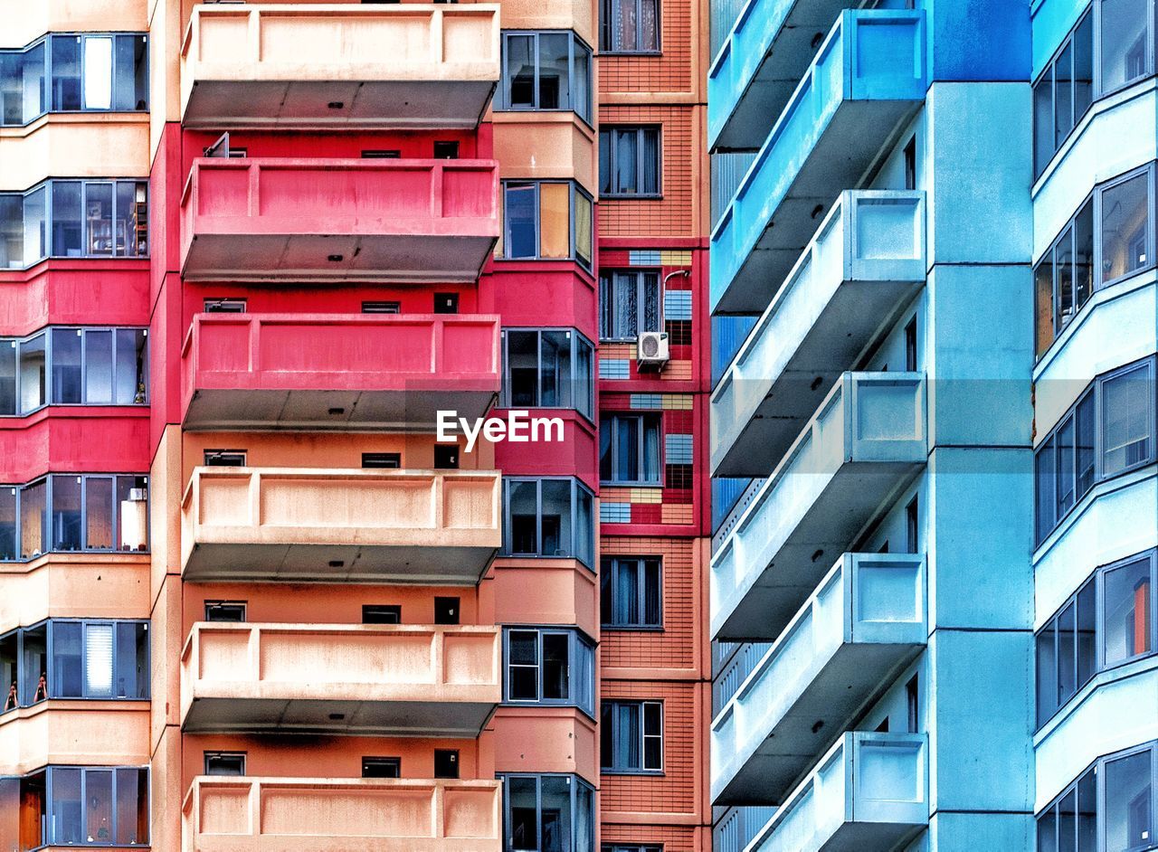 Full frame shot of apartment building