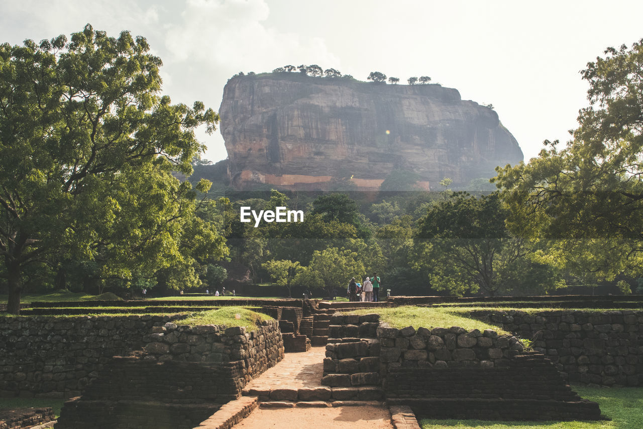 VIEW OF OLD RUINS