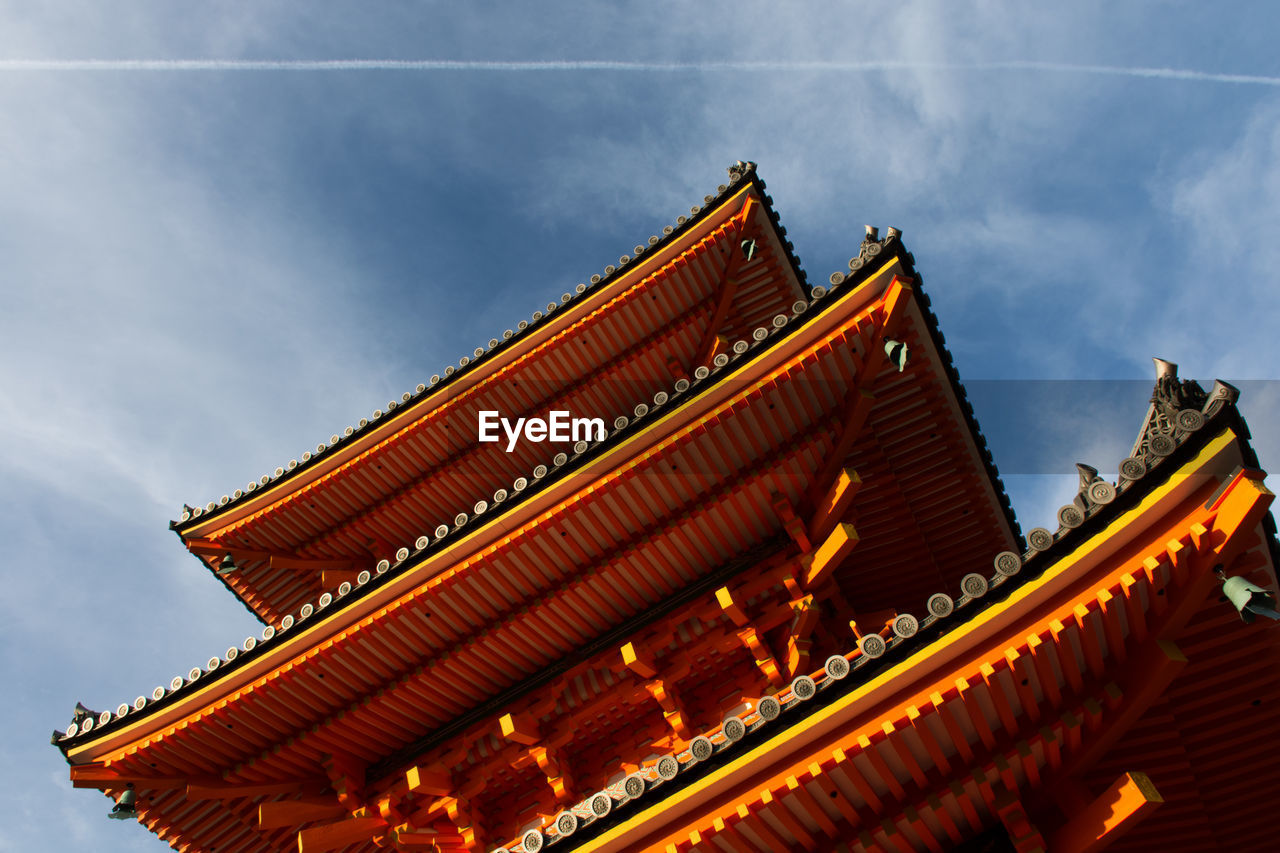 LOW ANGLE VIEW OF TEMPLE