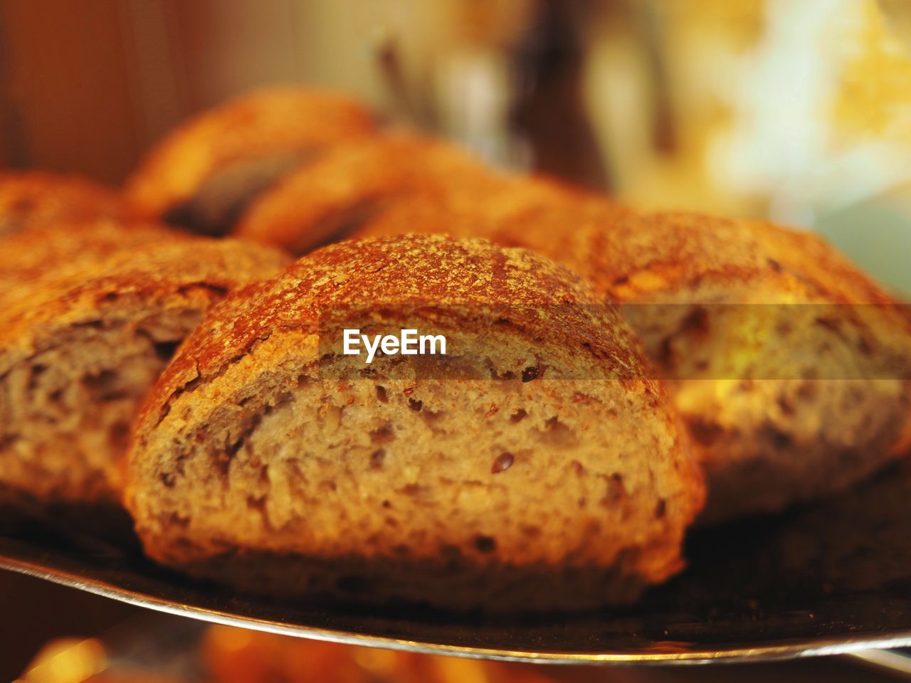 CLOSE-UP OF BREAD IN STORE