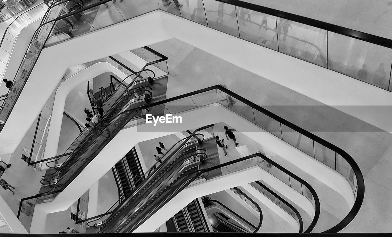 Interior of shopping mall