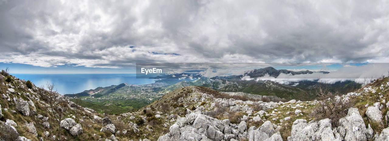 Panoramic view of landscape against sky