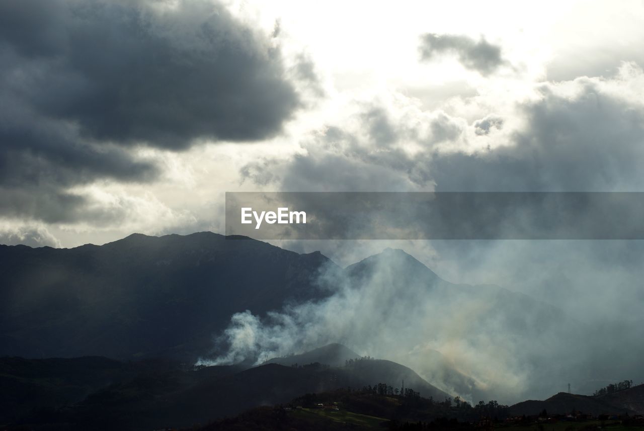 SCENIC VIEW OF MOUNTAIN AGAINST SKY