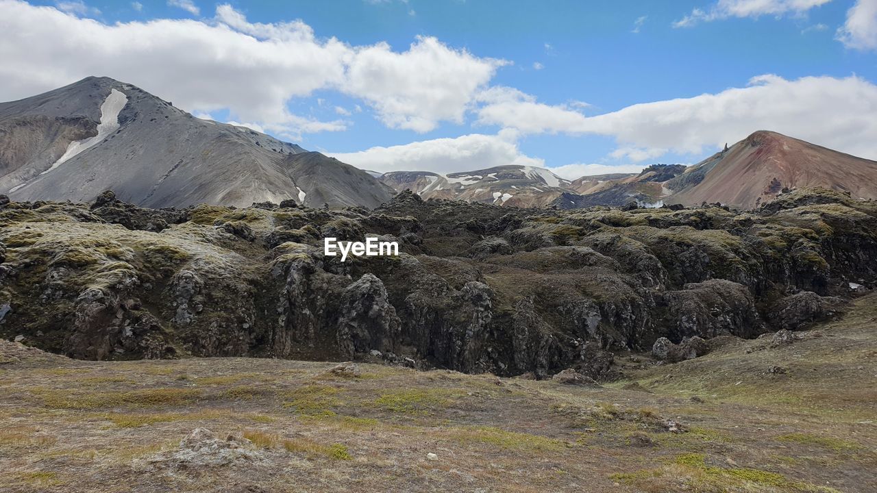 Panoramic view of landscape against sky