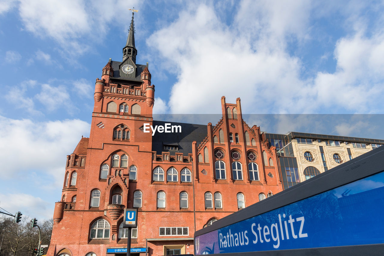 rathaus steglitz berlin germany Berlin Rathaus Rathaus Steglitz Architecture Building Exterior Built Structure Day Germany No People Outdoors Sky