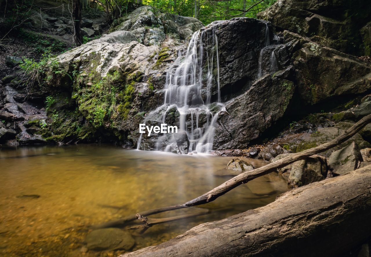 SCENIC VIEW OF WATERFALL