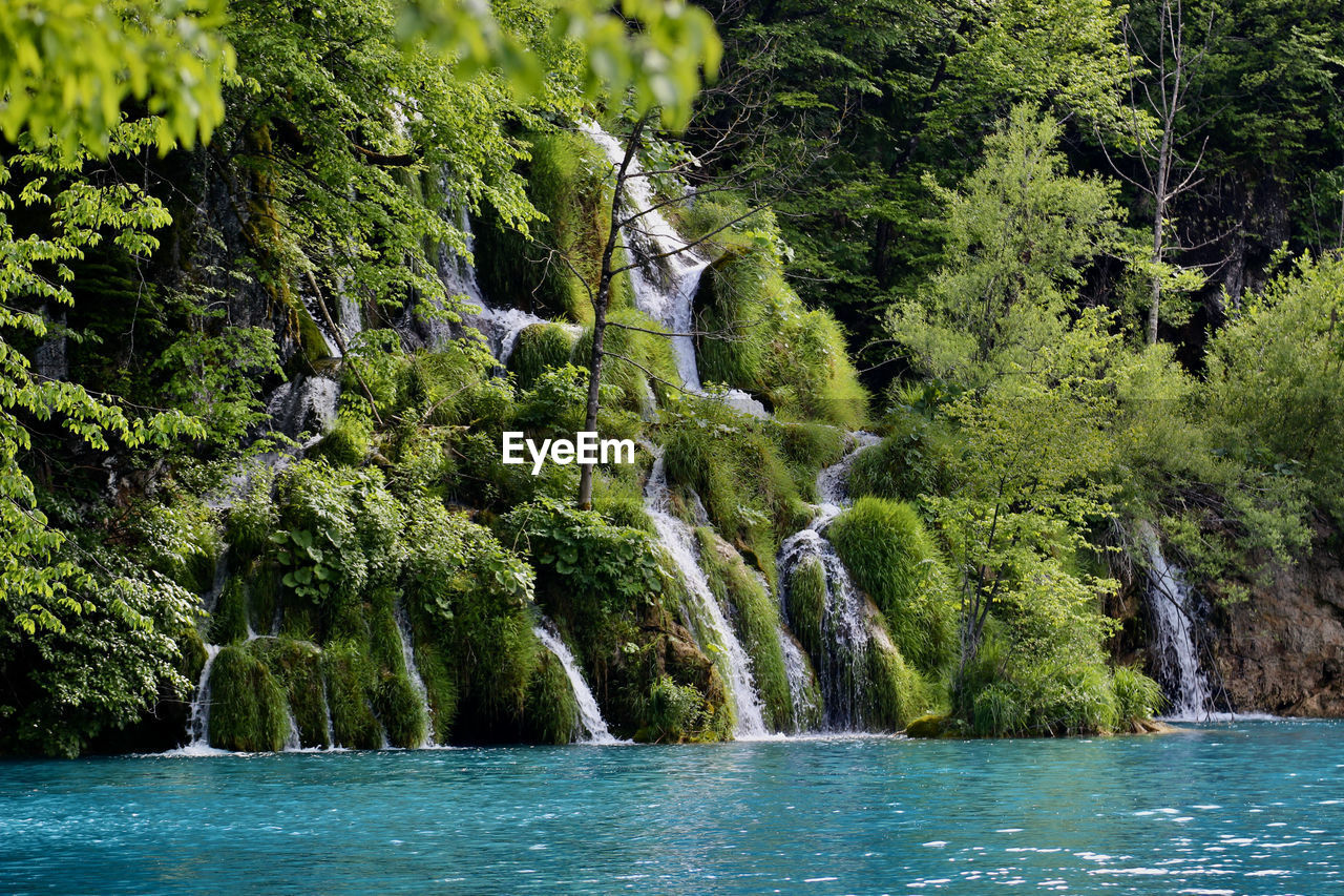 Plitvice waterfall in croatia