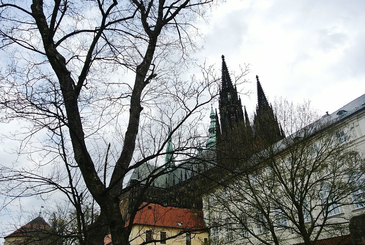 LOW ANGLE VIEW OF BUILDINGS AGAINST SKY