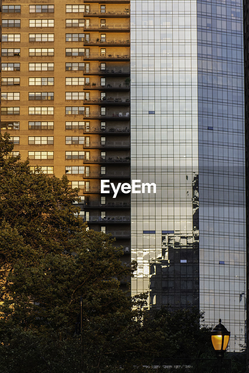 LOW ANGLE VIEW OF MODERN BUILDINGS