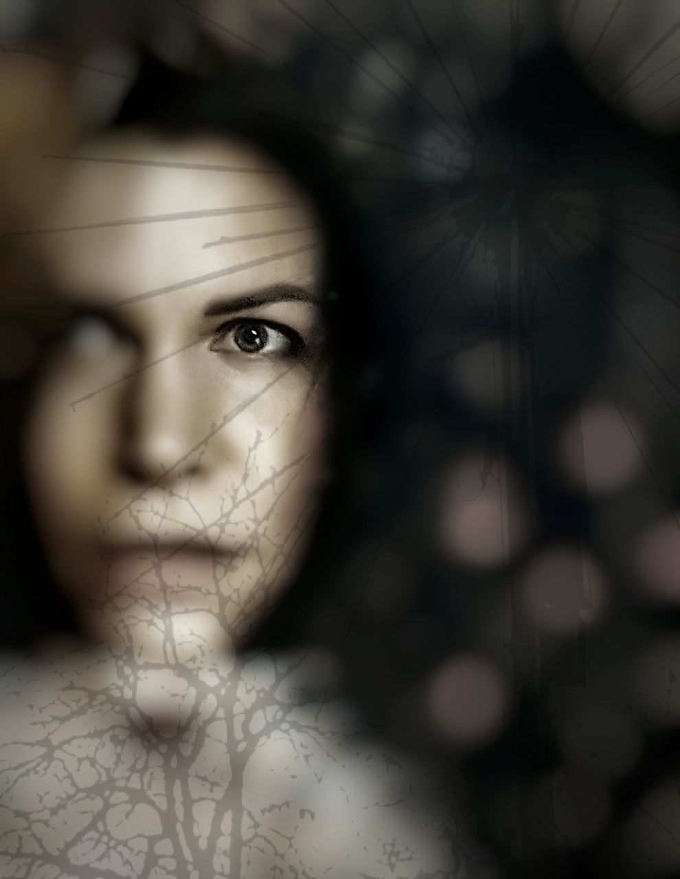 CLOSE-UP PORTRAIT OF WOMAN WITH EYES CLOSED