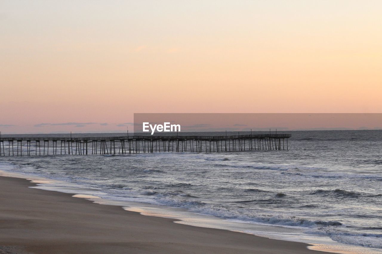 Obx pier at sunset