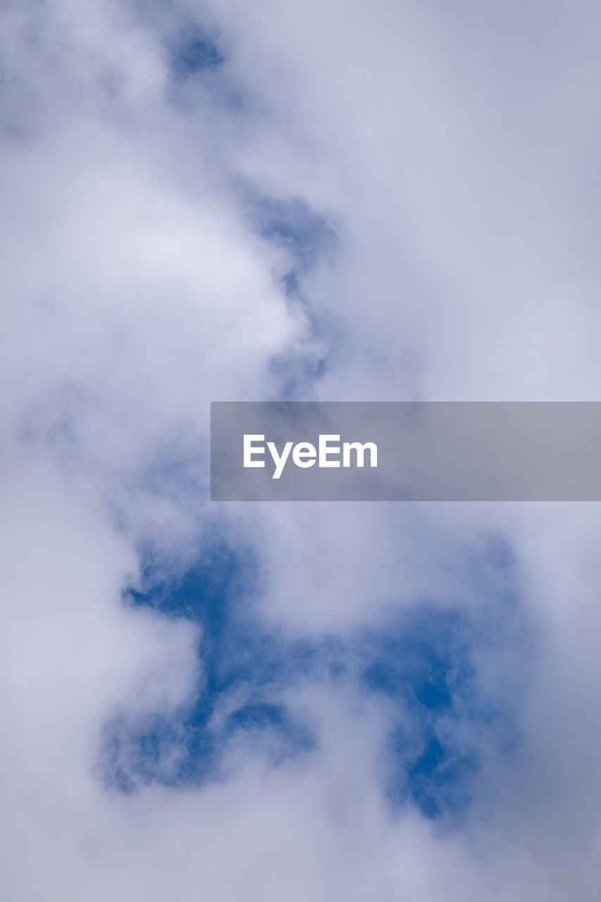 Full frame shot of clouds in sky