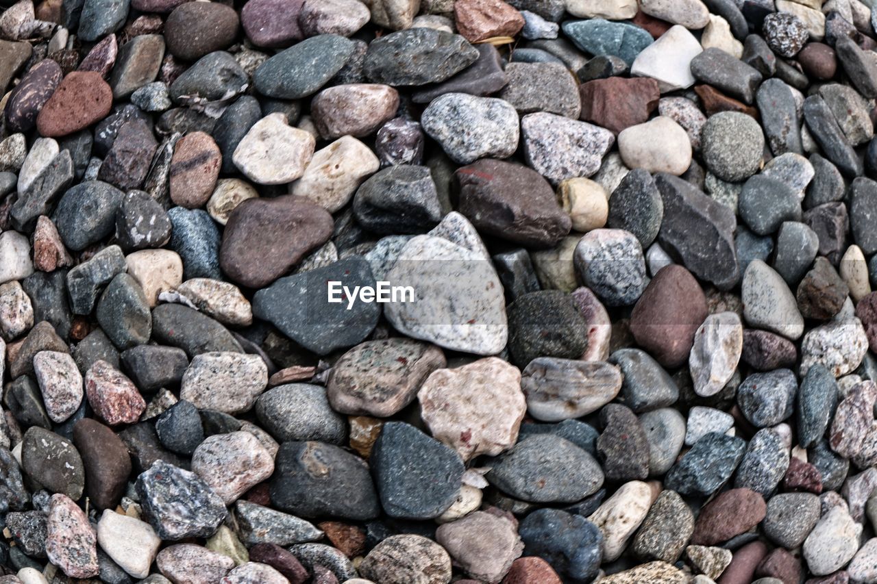 Full frame shot of stones