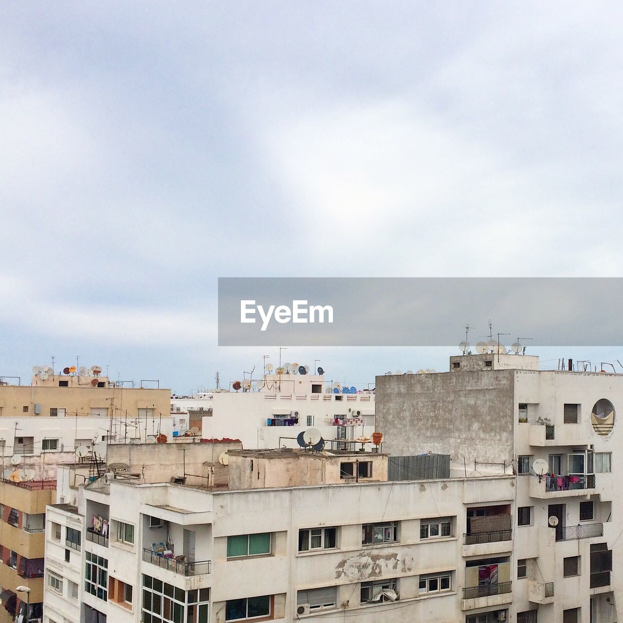 Elevated view of blocks of flats