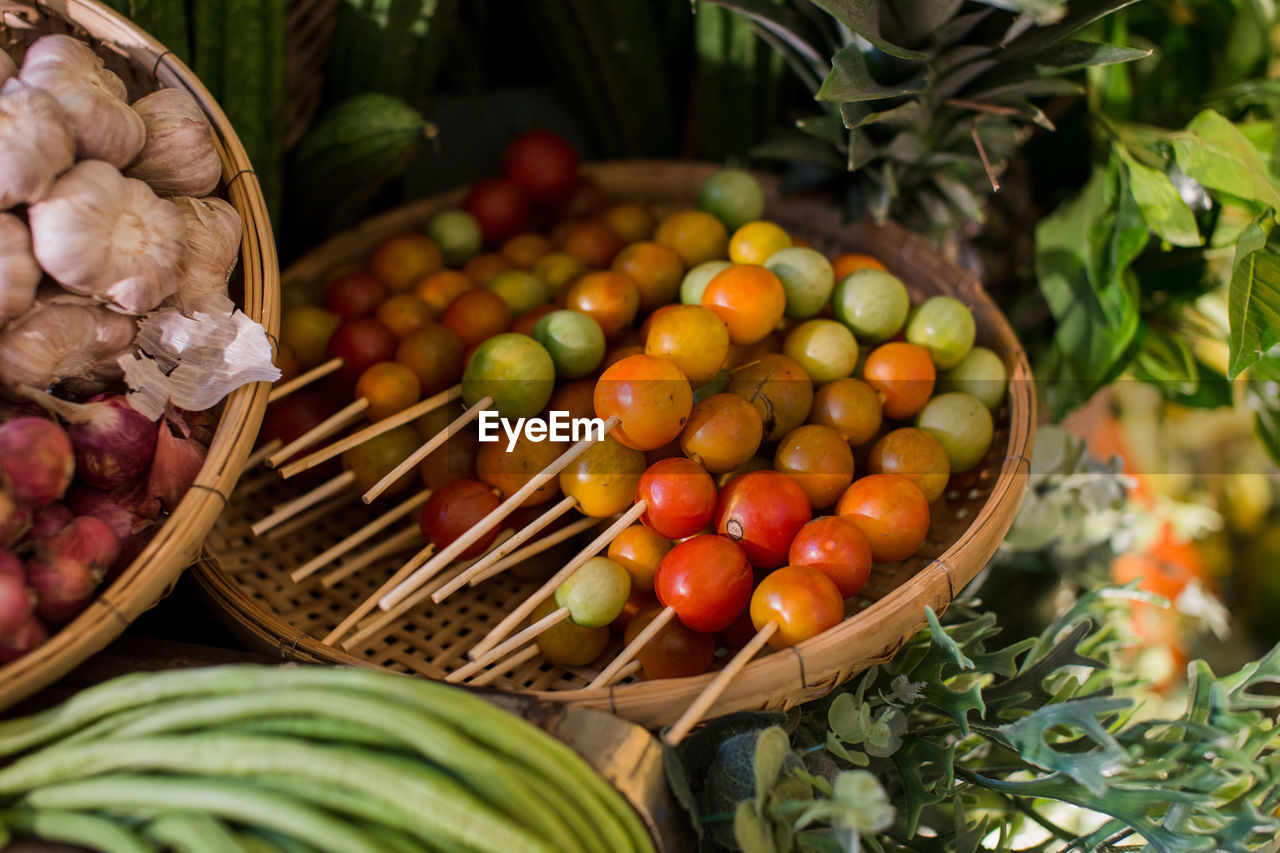 FRUITS IN BASKET FOR SALE