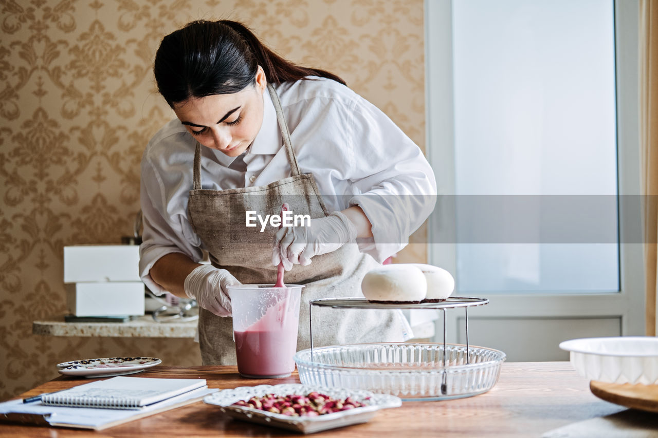 How to make mirror glaze recipe. mousse cake. mirror glaze cake. process of making heart shape