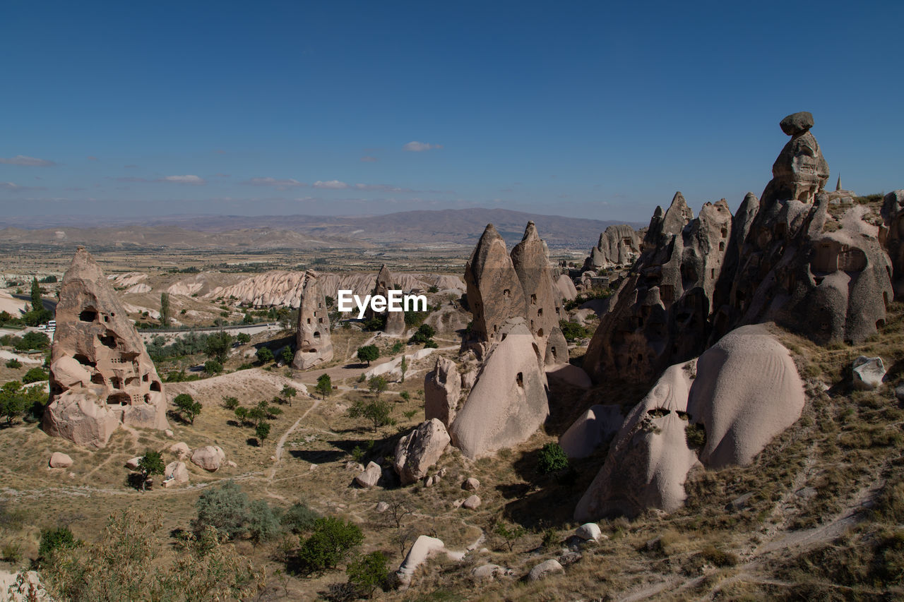 PANORAMIC VIEW OF ROCK FORMATIONS