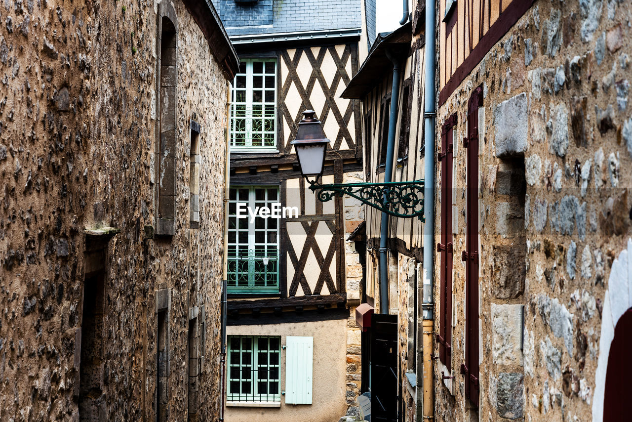 LOW ANGLE VIEW OF OLD HOUSE