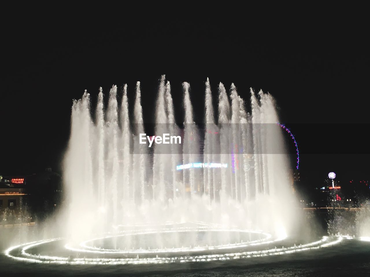 FOUNTAIN AT NIGHT