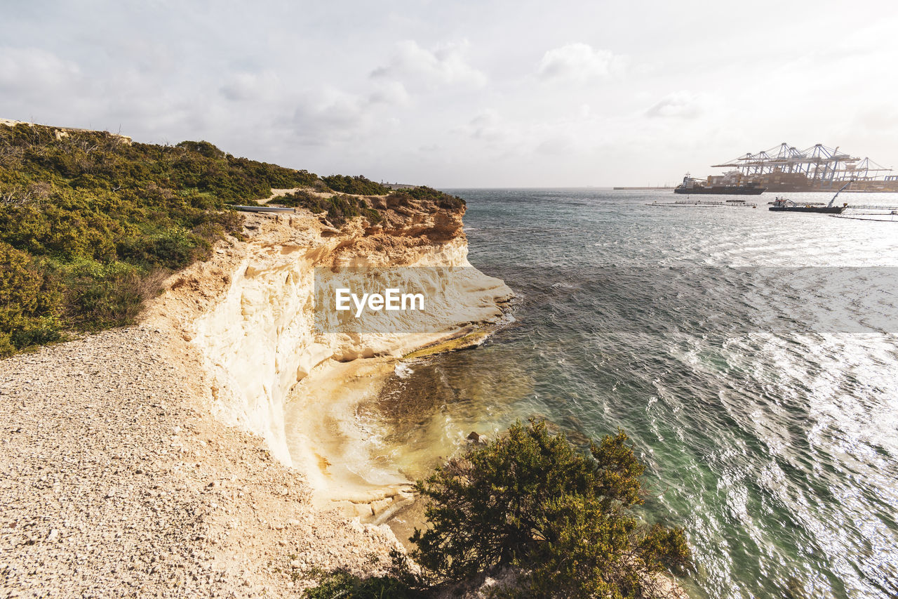 panoramic view of sea against sky