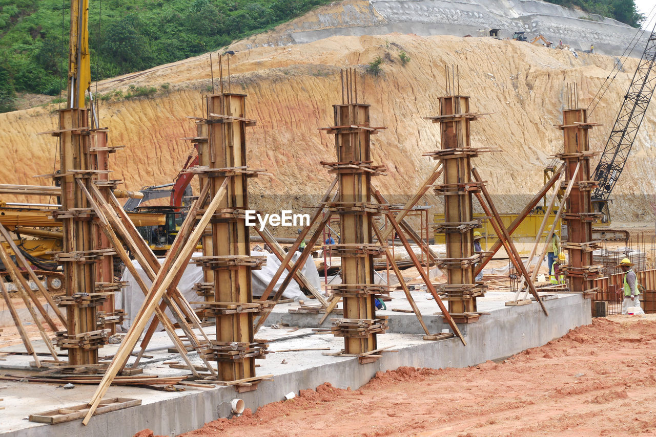 View of construction site