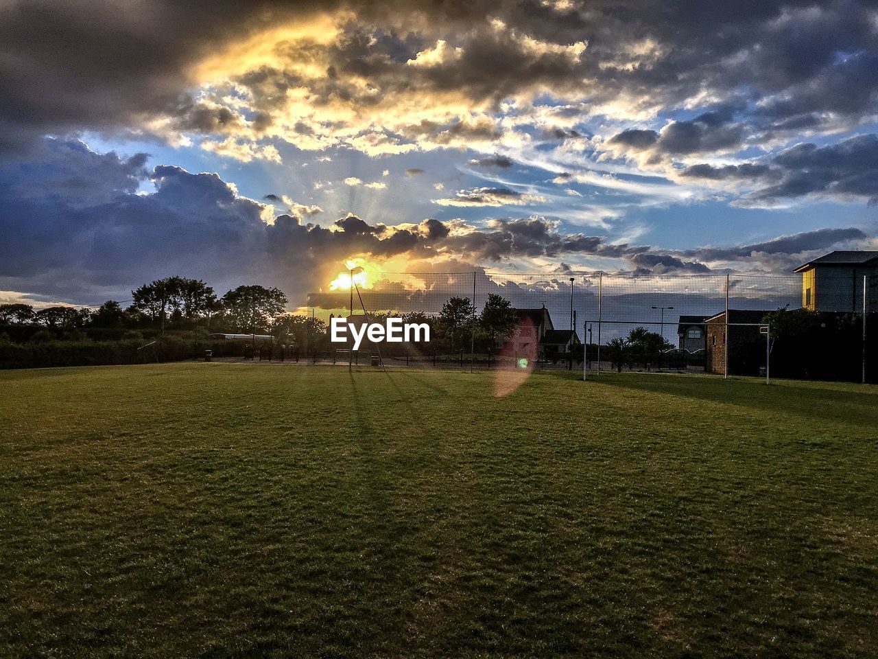 SCENIC VIEW OF SUNSET OVER LANDSCAPE