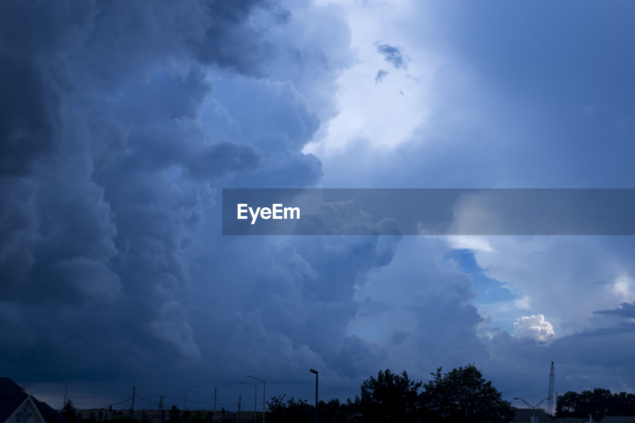 LOW ANGLE VIEW OF STORM CLOUDS