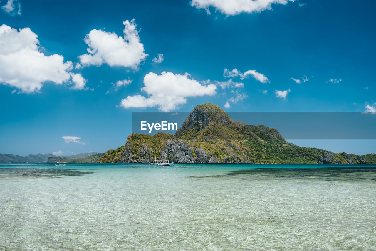 PANORAMIC SHOT OF SEA AGAINST SKY