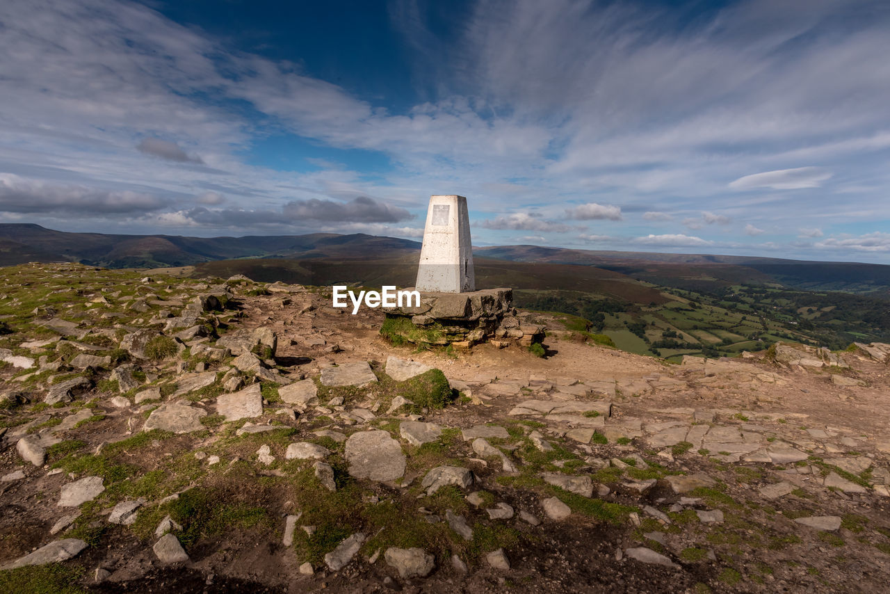 View of the black mountains from the top of sugar loaf