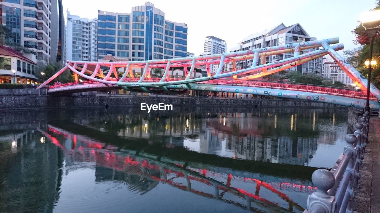 VIEW OF BRIDGE OVER RIVER