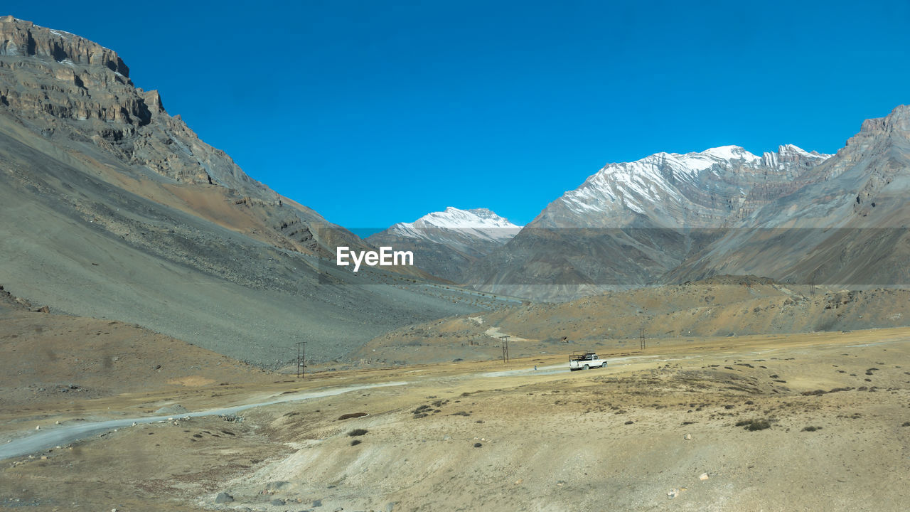 SCENIC VIEW OF SNOWCAPPED MOUNTAIN AGAINST SKY