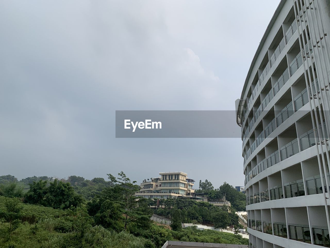 Low angle view of buildings against sky