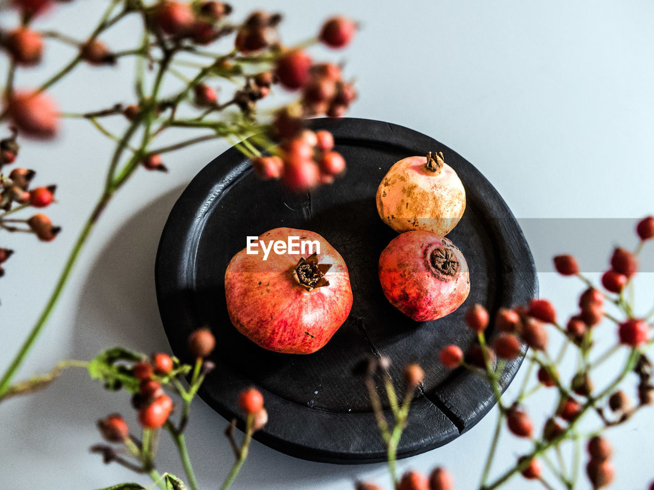 Close-up of fruits on table