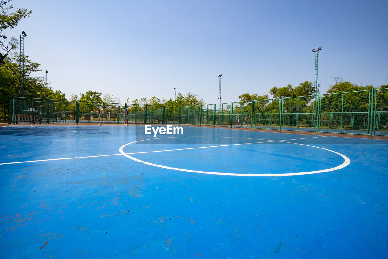 VIEW OF BASKETBALL COURT