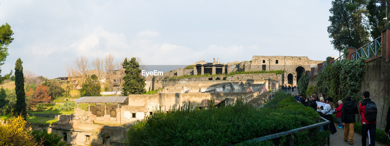 PANORAMIC VIEW OF HISTORICAL BUILDING