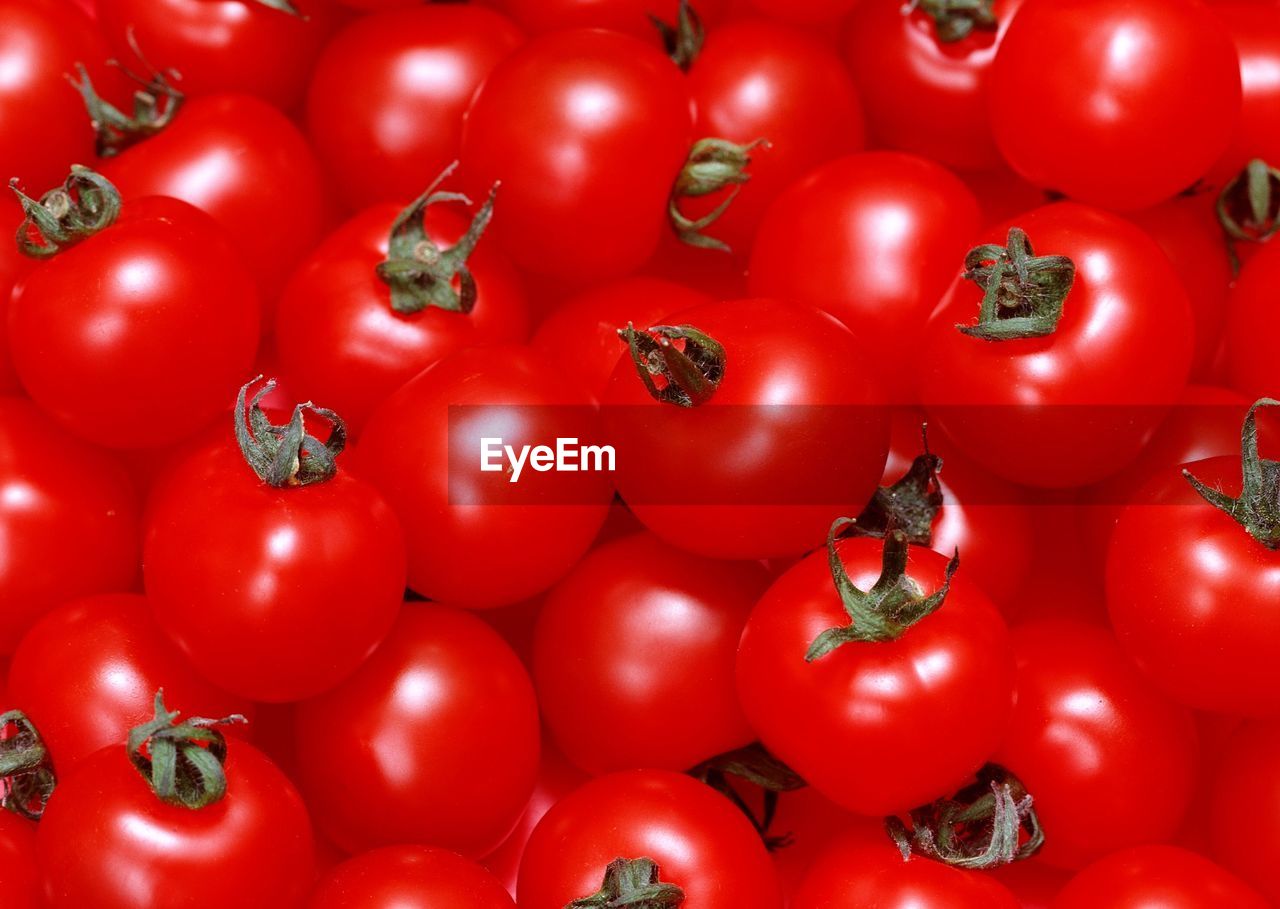 FULL FRAME SHOT OF TOMATOES AT MARKET