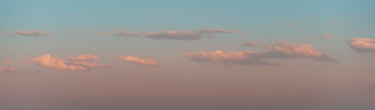 LOW ANGLE VIEW OF CLOUDY SKY DURING SUNSET