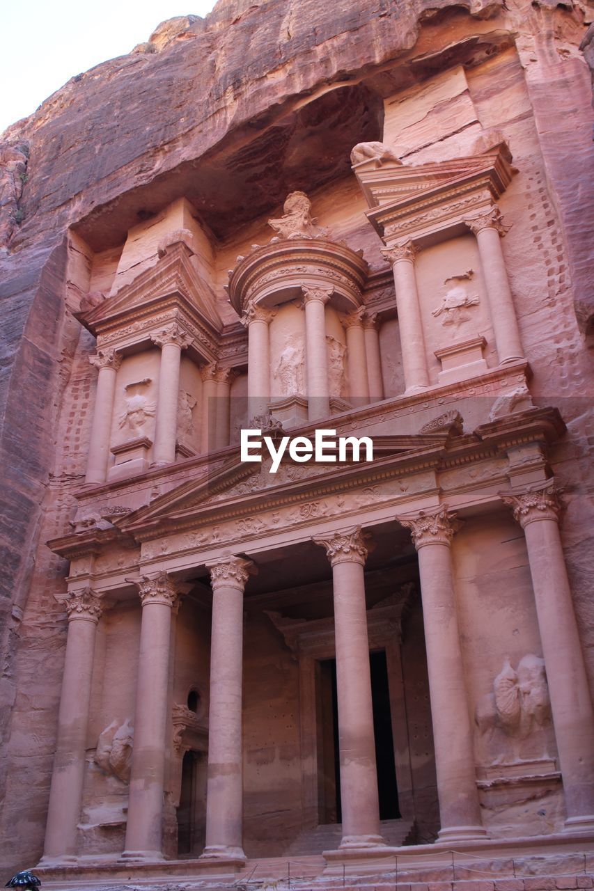 LOW ANGLE VIEW OF HISTORIC TEMPLE