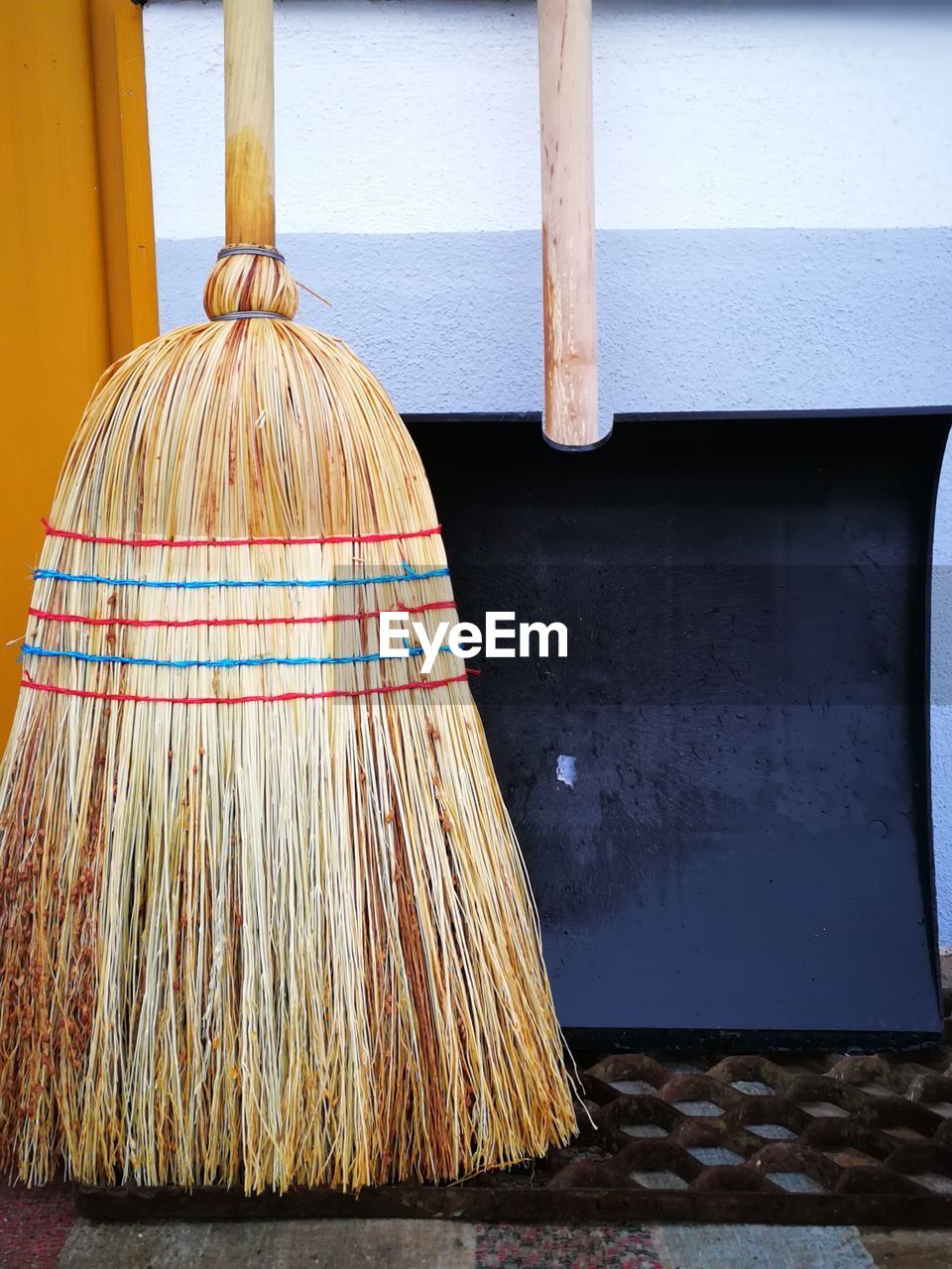 Close-up of broom