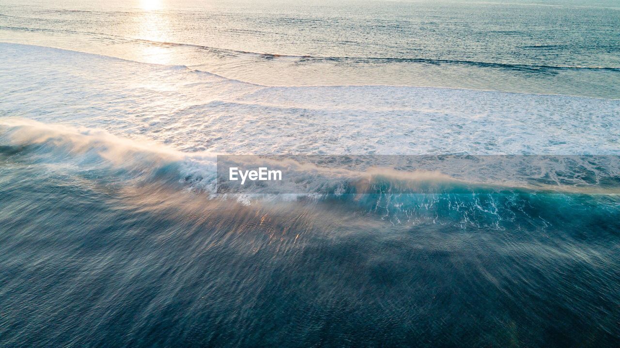 View of sea waves