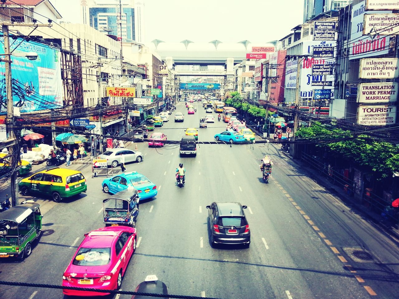 Traffic on city street