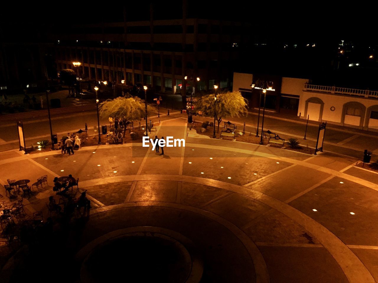 VIEW OF ILLUMINATED CITY STREET