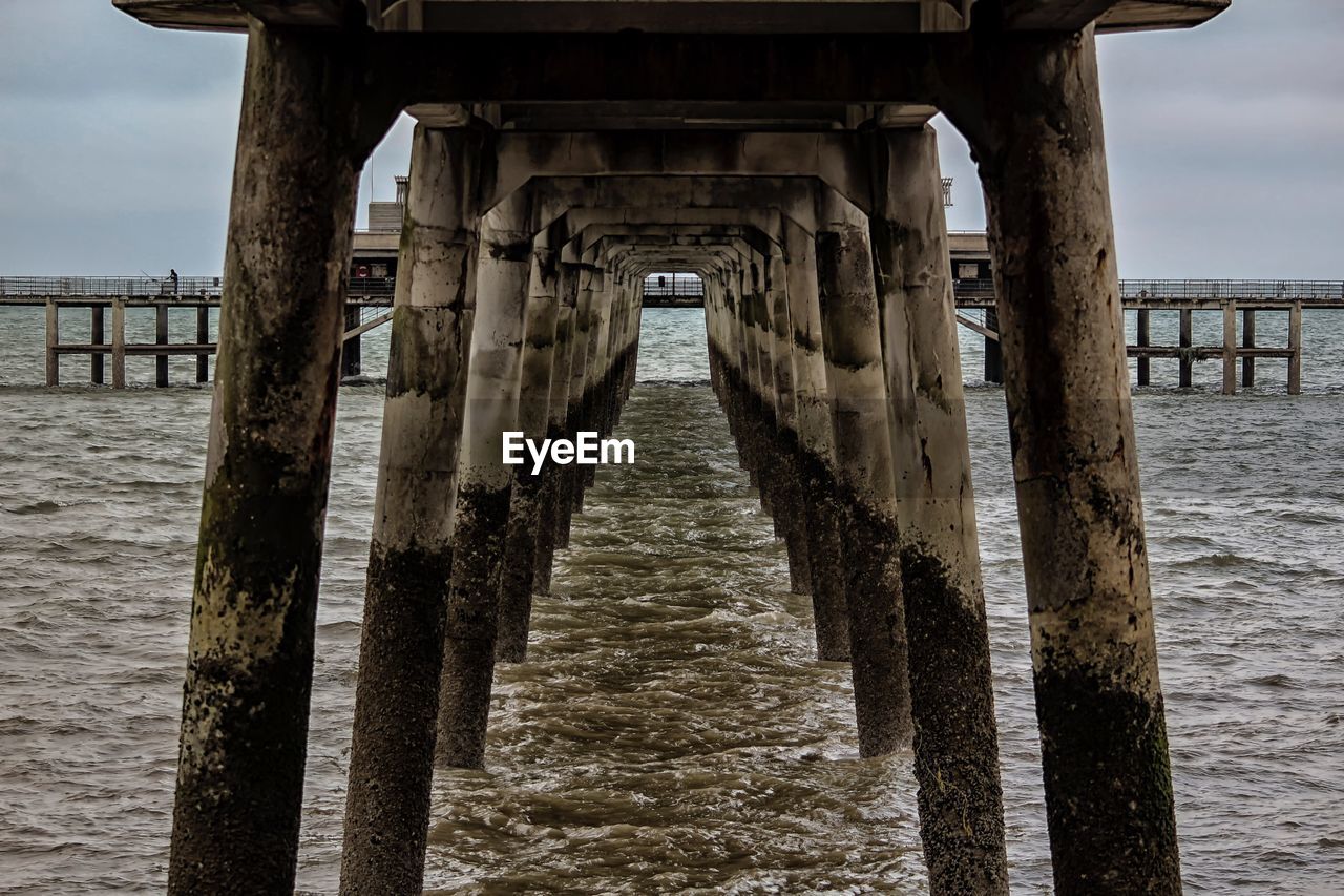 Pier in sea