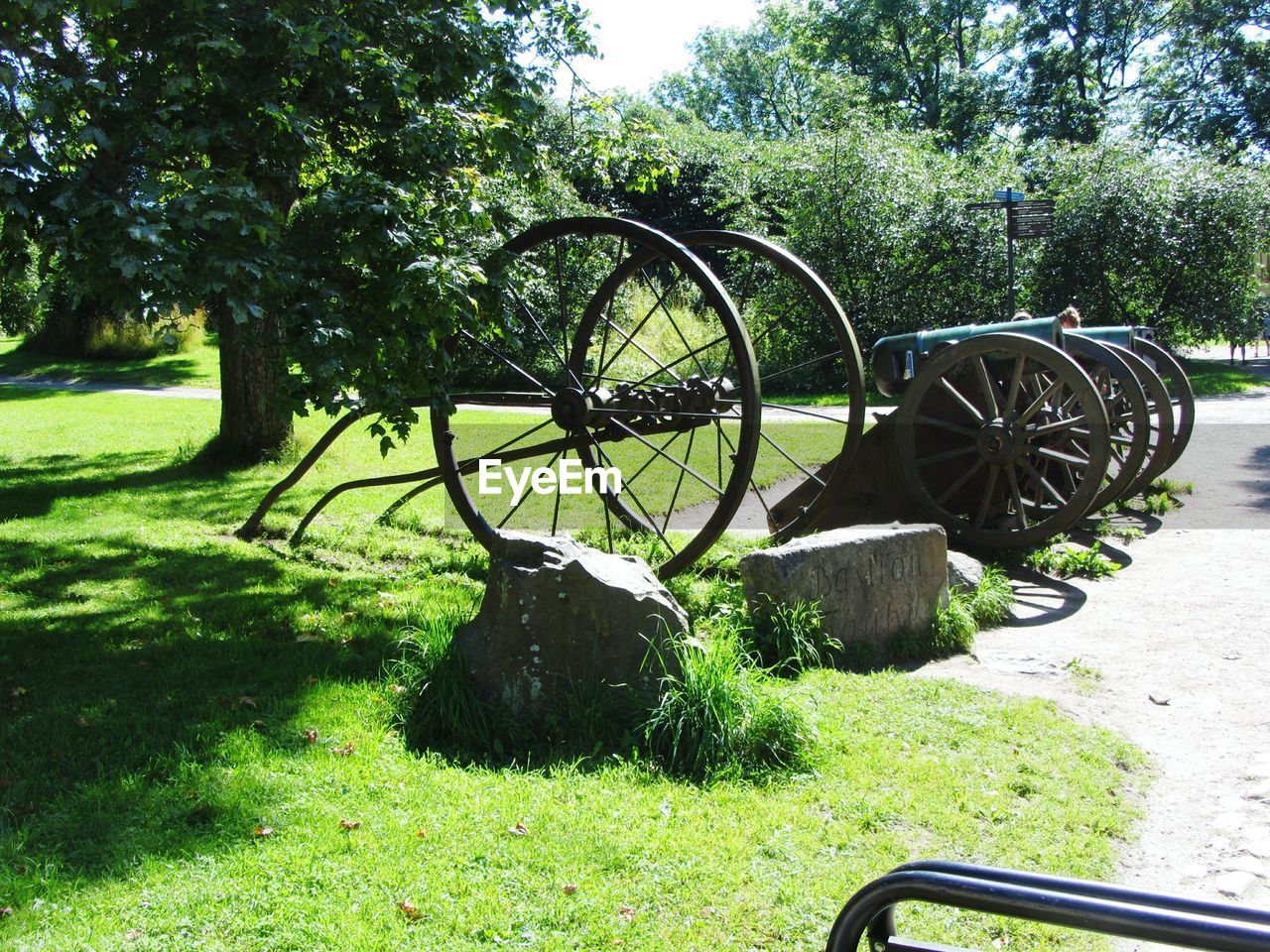 BICYCLE PARKED ON ROAD