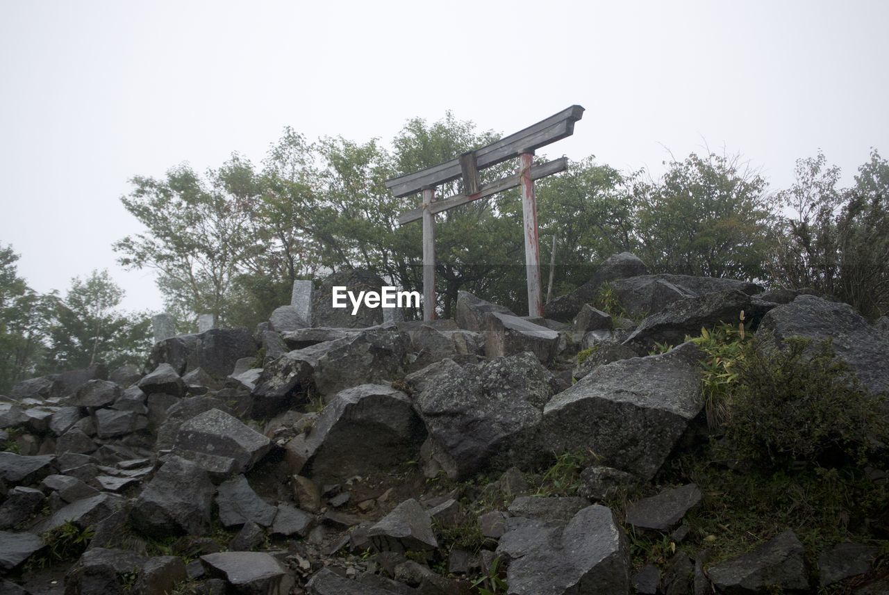 VIEW OF STONE WALL